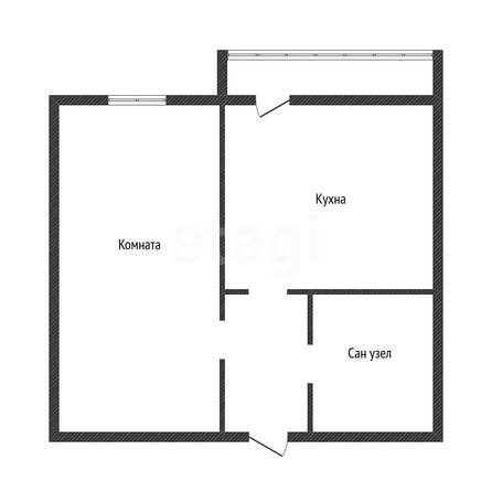
  Продается 1-комн. квартира 35.1 м². Фото 1.
