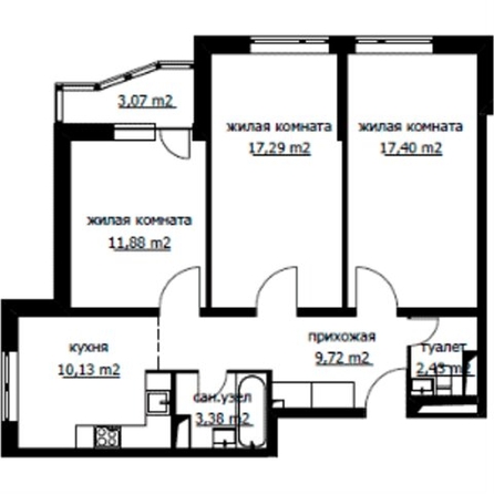 
   Продам 3-комнатную, 72 м², Ленина ул, 185Ак1

. Фото 27.