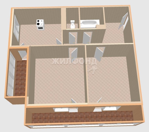 
   Продам 2-комнатную, 68.3 м², Октябрьская ул, 181/2к2

. Фото 16.