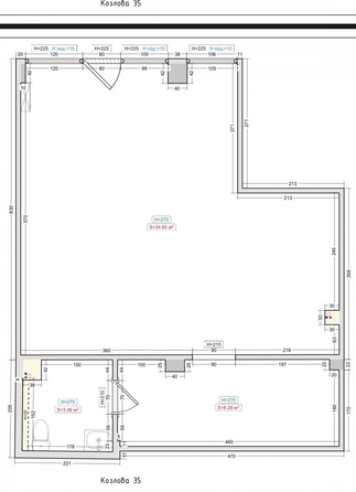 
   Сдам помещение свободного назначения, 46 м², Козлова ул, 35

. Фото 25.