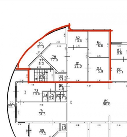 
   Продам помещение свободного назначения, 135.5 м², 295 Стрелковой Дивизии ул, 21

. Фото 3.