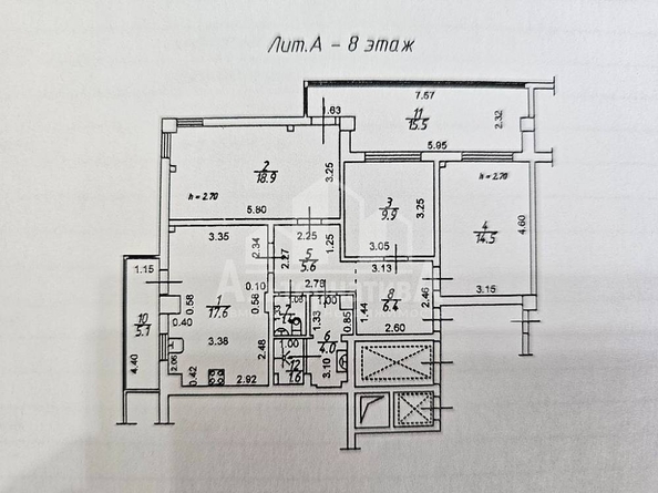 
  Продается 3-комн. квартира, 79.9 м², Набережная ул
. Фото 19.