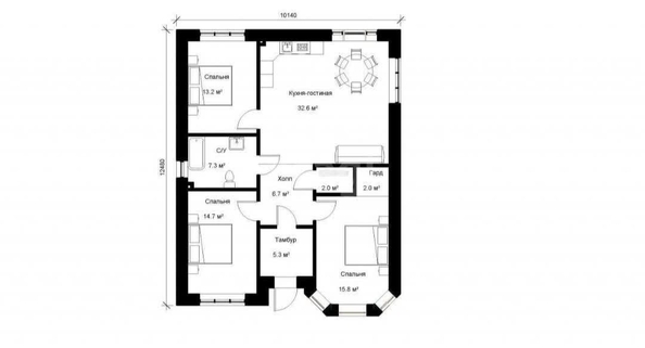 
  Продается дом, 130 м², Михайловск
. Фото 5.