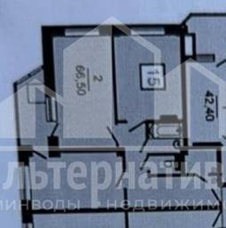 
  Продается 2-комн. квартира, 66.5 м², Октябрьская ул
. Фото 2.