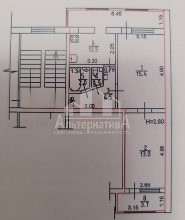 
  Продается 2-комн. квартира, 50 м², Марцинкевича ул
. Фото 22.