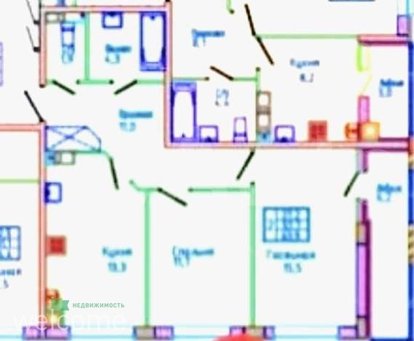 
  Продается 2-комн. квартира, 64.2 м², Николая Голодникова ул, д. 4к1
. Фото 1.