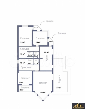 
  Продается 4-комн. квартира 212.5 м². Фото 2.