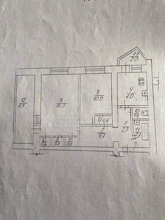 
  Продается 2-комн. квартира 52.8 м². Фото 13.