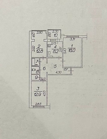 
  Продается 3-комн. квартира 72.1 м². Фото 28.