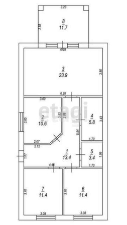 
   Продам коттедж, 98 м², Михайловск

. Фото 17.