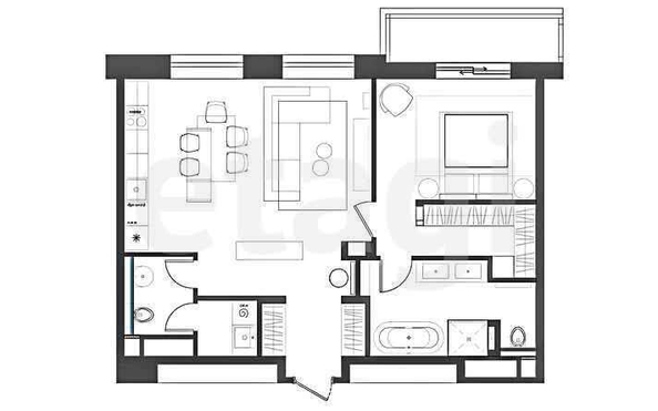 
   Продам 3-комнатную, 69 м², Южный обход ул, 55/3

. Фото 12.