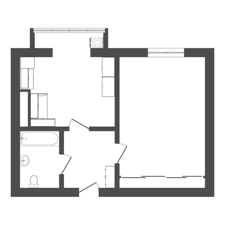 
  Сдам в аренду 1-комнатную квартиру, 36 м², Ставрополь

. Фото 6.