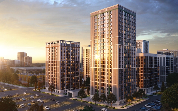 
  Продается 1-комн. квартира, 44.4 м², ЖК Кварталы 17/77, литер 7.2
. Фото 1.