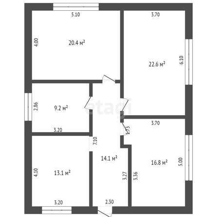 
   Продам дом, 110 м², Ставрополь

. Фото 6.