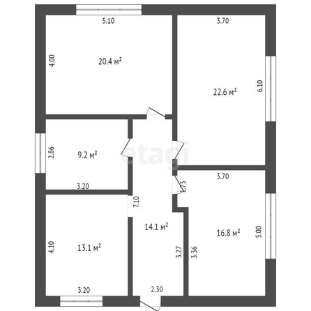 
   Продам дом, 110 м², Ставрополь

. Фото 7.