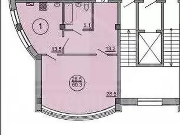 
  Продается 2-комн. квартира 60 м². Фото 1.