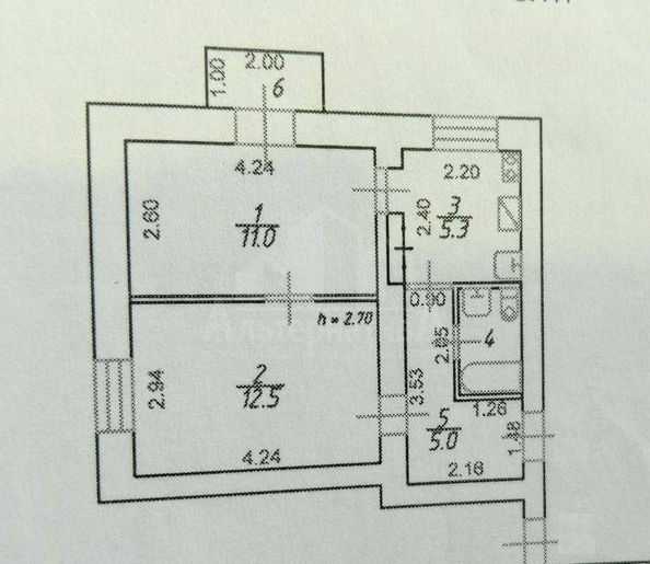 
  Продается 2-комн. квартира 36.1 м². Фото 9.
