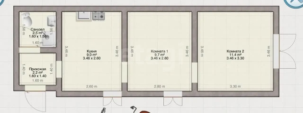 
  Продается дом 40 м². Фото 1.