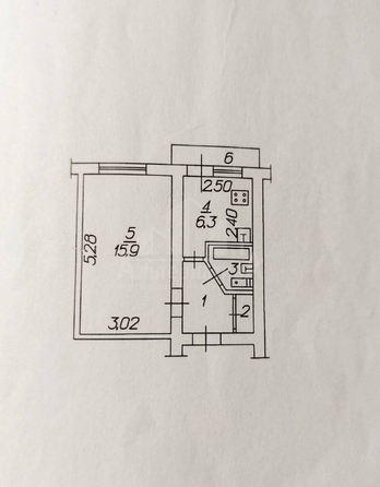 
  Продается 1-комн. квартира 29.5 м². Фото 2.