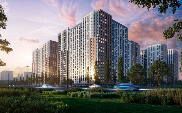 
  Продается 2-комн. квартира 60.9 м², в ЖК Первый, 101.1. Фото 1.