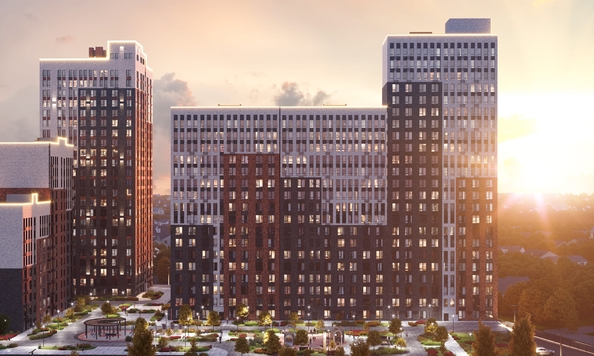 
  Продается 2-комн. квартира 60.8 м², в ЖК Резиденция СОФИ, литер 1 корпус 2. Фото 1.