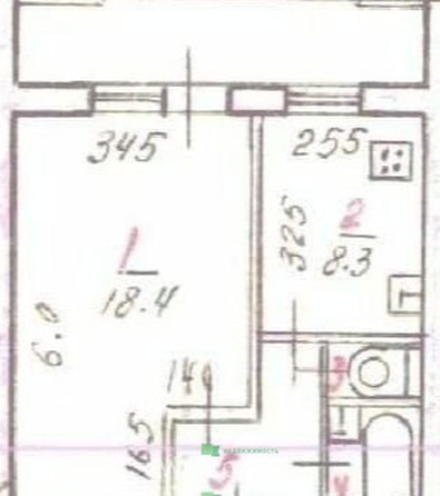 
  Продается 1-комн. квартира 34.7 м². Фото 30.