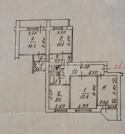 
   Продам 4-комнатную, 97 м², Мира ул, 358

. Фото 10.