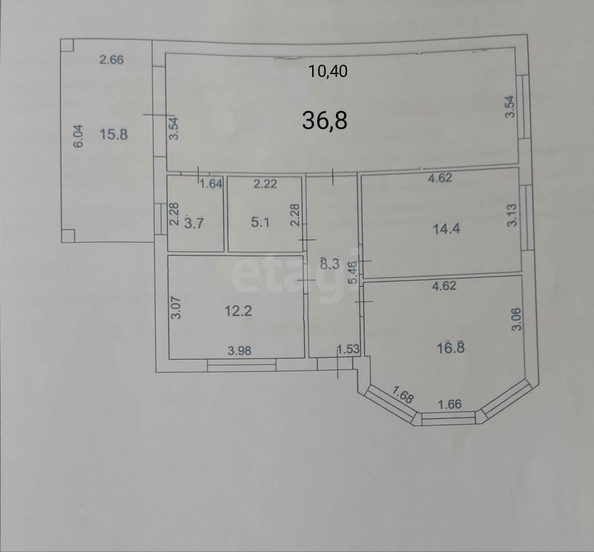 
   Продам дом, 116.9 м², Ставрополь

. Фото 15.