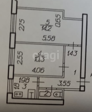 
   Продам 2-комнатную, 37 м², Л.Толстого ул, 13

. Фото 9.