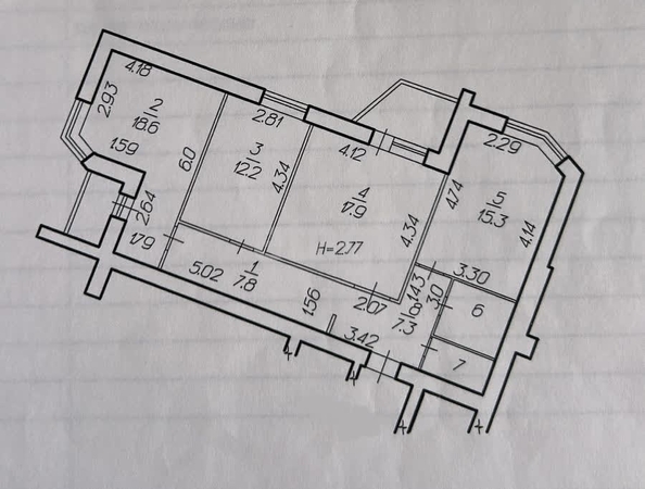 
   Продам 3-комнатную, 84 м², Шпаковская ул, 115

. Фото 14.