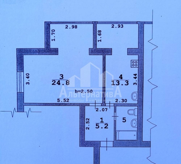 
   Продам 1-комнатную, 47 м², Осипенко ул

. Фото 12.