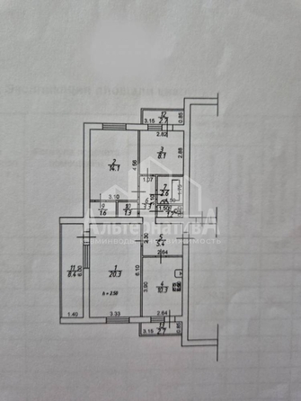 
  Продается 3-комн. квартира, 68.2 м², Зеркальный пер
. Фото 2.