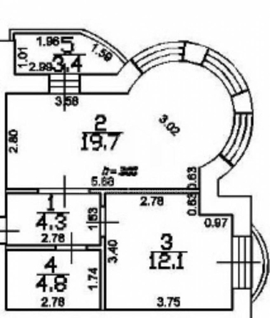 
  Продается 1-комн. квартира 44.3 м². Фото 16.
