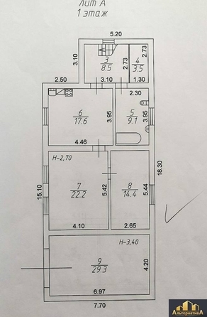 
   Продам дом, 372.6 м², Кисловодск

. Фото 17.