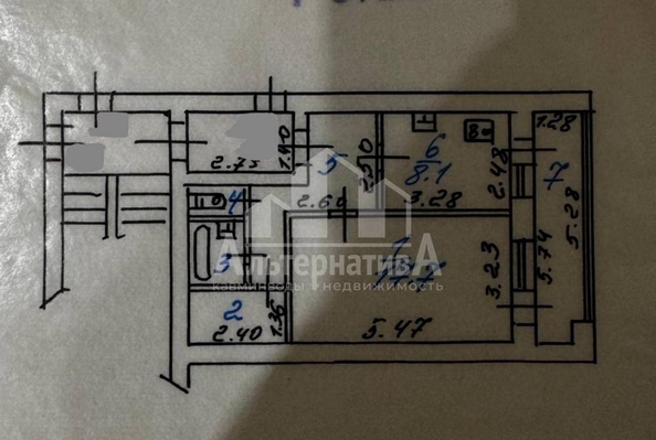 
  Продается 2-комн. квартира, 42.8 м², Водопойная ул
. Фото 27.