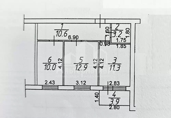 
  Продается 2-комн. квартира 48 м². Фото 11.