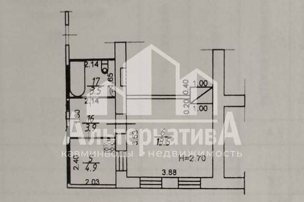 
  Продается 1-комн. квартира, 25.8 м², Ольховская ул
. Фото 2.