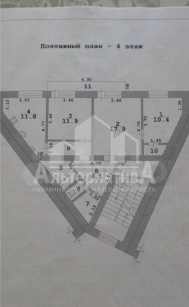 
   Продам 3-комнатную, 73.3 м², К.Цеткин ул

. Фото 12.