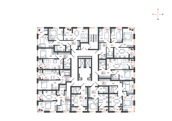 
  Продается 2-комн. квартира 48.49 м², в ЖК Темп, дом 2. Фото 21.