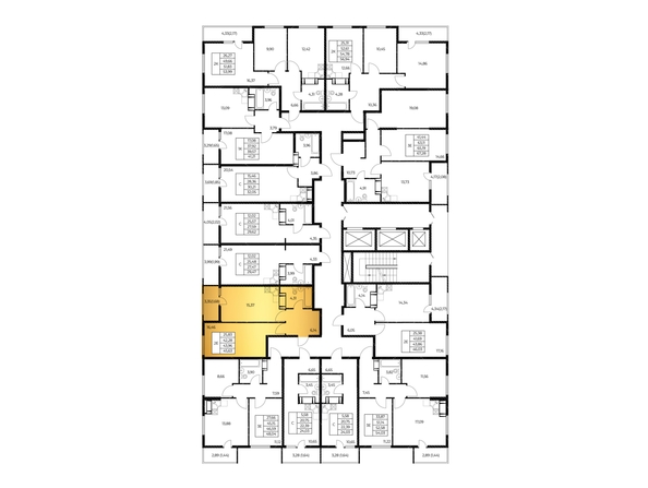 
  Продается 1-комн. квартира 45.63 м², в ЖК Звезда Столицы 2. Фото 2.