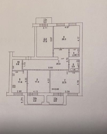
  Продается 4-комн. квартира 125 м². Фото 22.