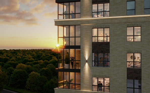 
  Продается 1-комн. квартира 45.56 м², в ЖК Манхэттен 2.0 Новая высота. Фото 3.