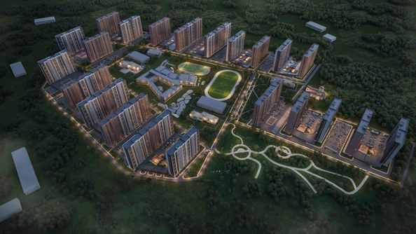 
  Продается 1-комн. квартира 40.63 м², в ЖК Октябрь Парк, 2.2. Фото 2.