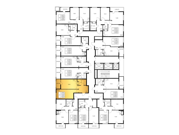 
  Продается 1-комн. квартира 45.62 м², в ЖК Звезда Столицы 2. Фото 2.