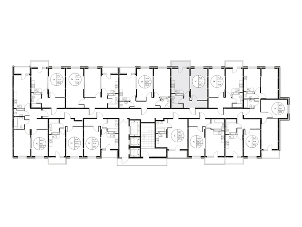 
  Продается 1-комн. квартира 38.1 м², в ЖК Панорама на Театральном, литера 1. Фото 2.