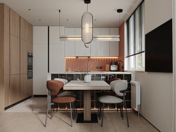 
  Продается 2-комн. квартира 62.55 м², в ЖК ПРИТЯЖЕНИЕ, литер 3. Фото 5.
