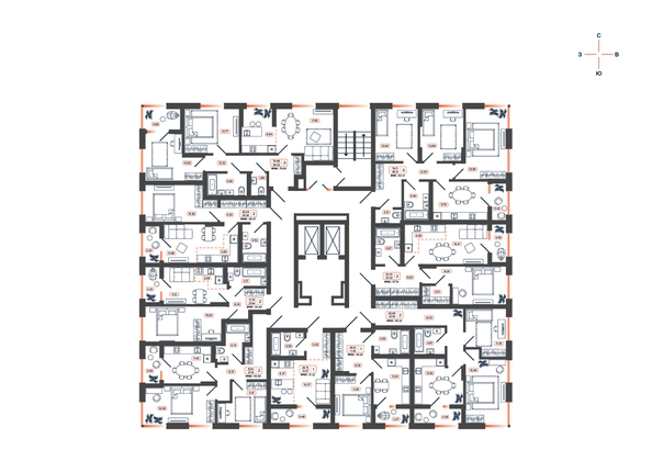 
  Продается 2-комн. квартира 60.56 м², в ЖК Темп, дом 2. Фото 21.