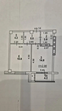 
  Продается 2-комн. квартира 43.7 м², в ЖК Times (Таймс). Фото 19.