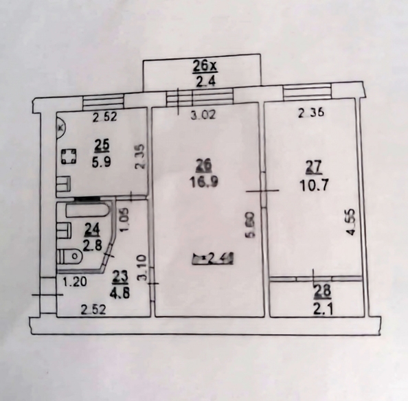 
  Продается 2-комн. квартира 43 м². Фото 18.