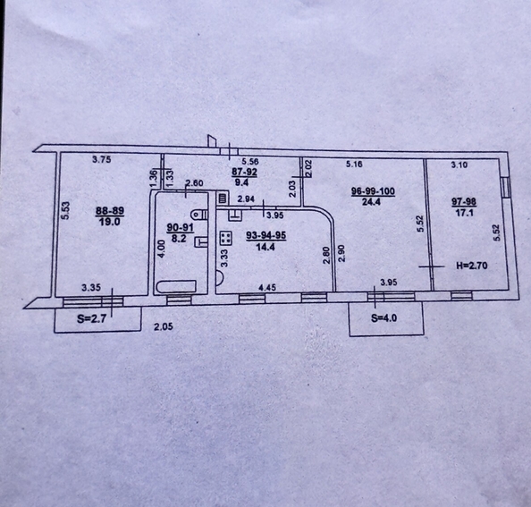 
  Продается 3-комн. квартира 95 м². Фото 13.